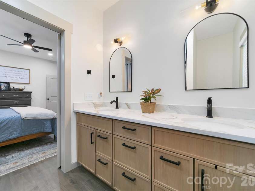 98 Lexxi Lane, Tryon, NC 28782.  MLS# CAR4410440, YatesRealty ID 12560. Double Vanity with more than double counter space.!