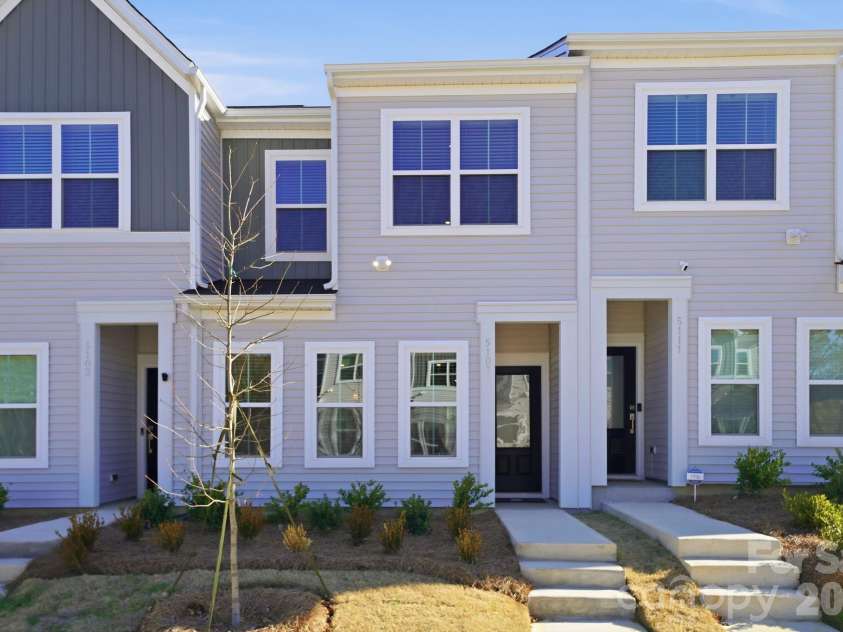 5107 Orchardview Way, Charlotte, NC 28216.  MLS# CAR4241432, YatesRealty ID 12561. Front Exterior (Rear load garage)