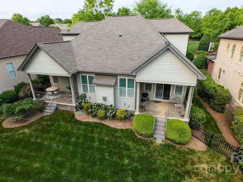 4122 Banfield Place, Charlotte, NC 28226.  MLS# CAR4252239, YatesRealty ID 12562. Rear of Home