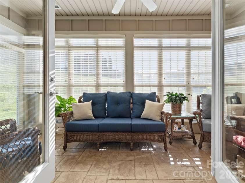 22 Florian Lane, Fletcher, NC 28732.  MLS# CAR4279113, YatesRealty ID 12574. Sun room