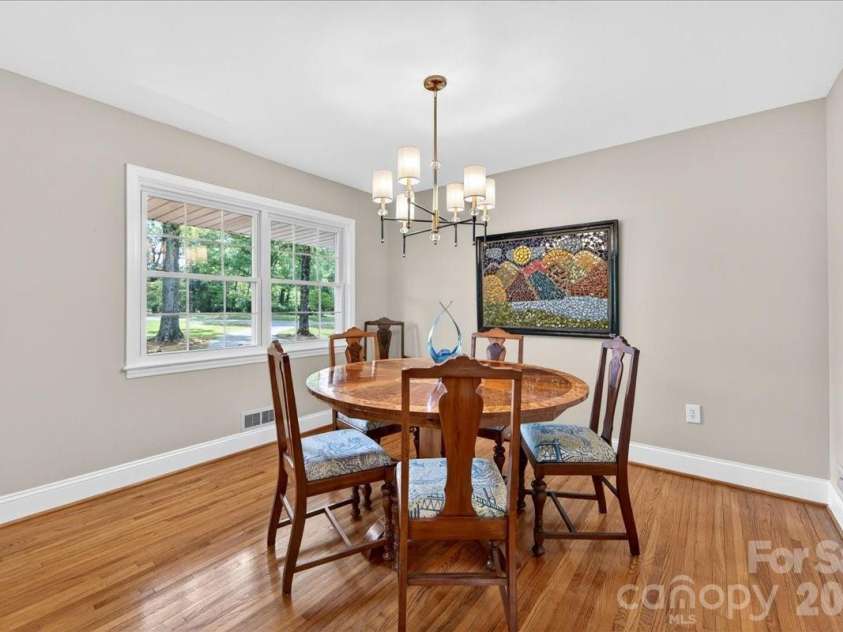 3229 Zelda Lane, Matthews, NC 28105.  MLS# CAR4366492, YatesRealty ID 12580. Dining Room