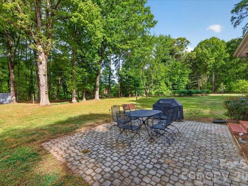 3229 Zelda Lane, Matthews, NC 28105.  MLS# CAR4366492, YatesRealty ID 12580. Paver Patio
