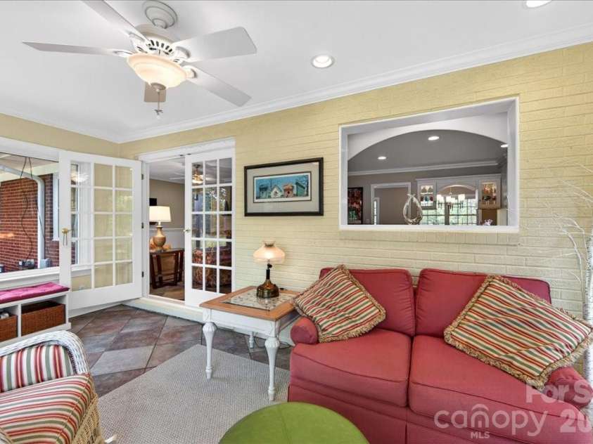 3229 Zelda Lane, Matthews, NC 28105.  MLS# CAR4366492, YatesRealty ID 12580. Sunroom