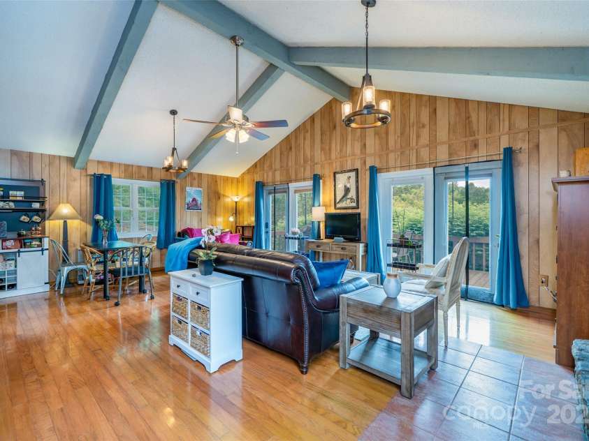381 Old Mars Hill Highway, Weaverville, NC 28787.  MLS# CAR4255110, YatesRealty ID 12585. Lots of Light and Windows