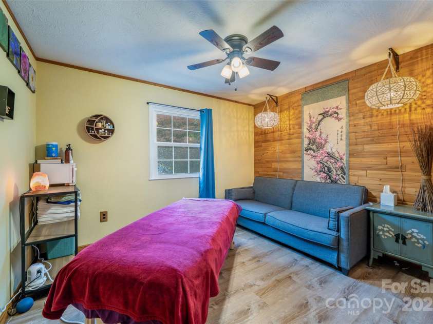 381 Old Mars Hill Highway, Weaverville, NC 28787.  MLS# CAR4255110, YatesRealty ID 12585. Second Bedroom/Work Space