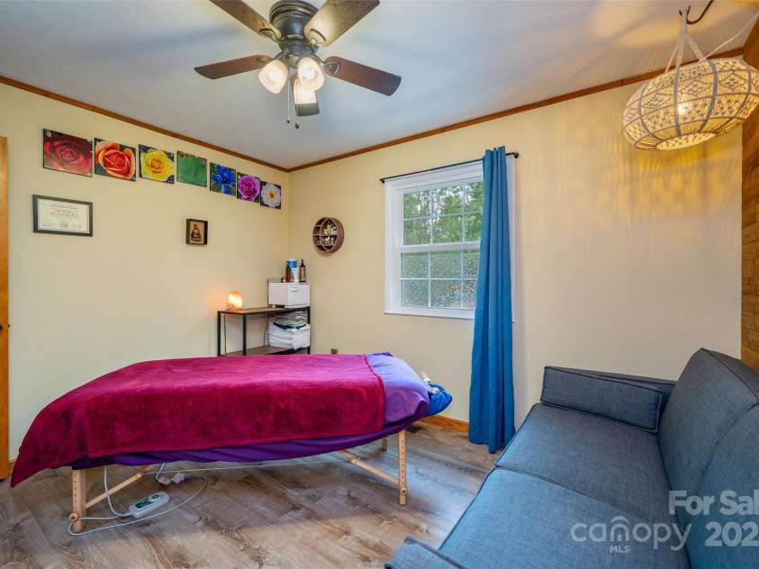 381 Old Mars Hill Highway, Weaverville, NC 28787.  MLS# CAR4255110, YatesRealty ID 12585. Second Bedroom/Work Space