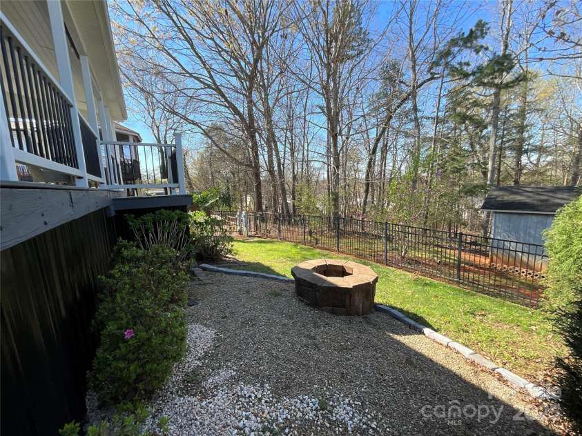 222 Badin View Road, New London, NC 28127.  MLS# CAR4239141, YatesRealty ID 12588. Fenced-in back yard.