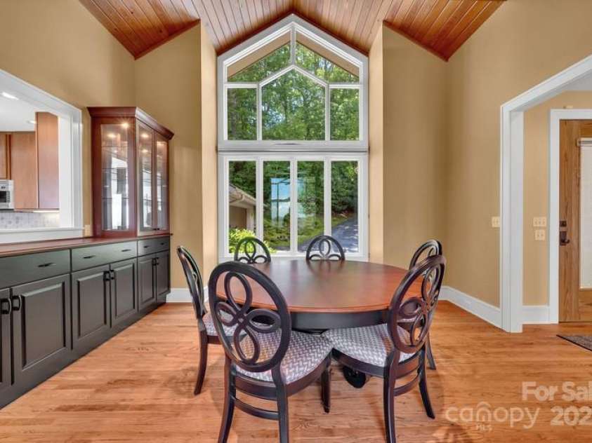 721 Lakeside Drive, Lake Toxaway, NC 28747.  MLS# CAR4240541, YatesRealty ID 1259. Formal dining room