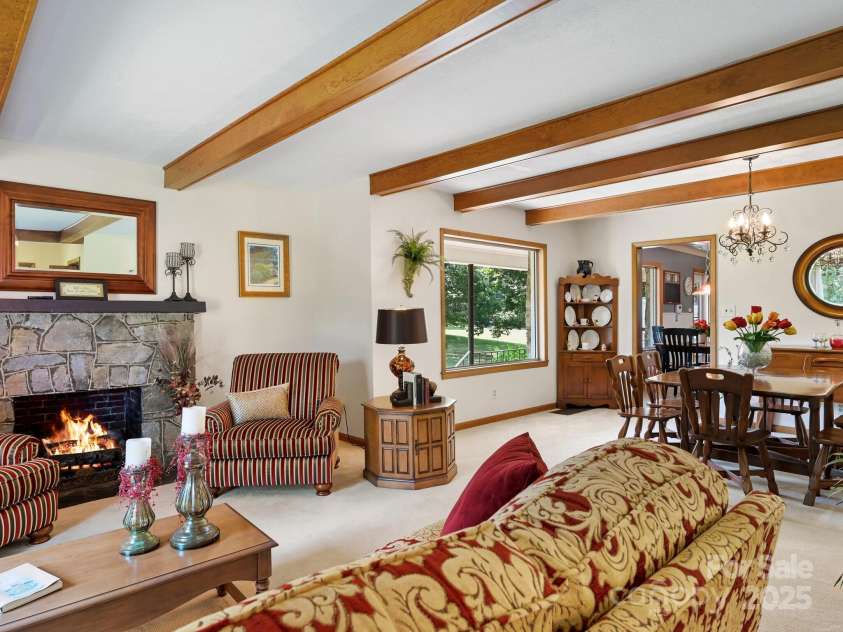 1771 Drexel Road, Valdese, NC 28690.  MLS# CAR4171321, YatesRealty ID 12591. Formal Living room and Dining Area