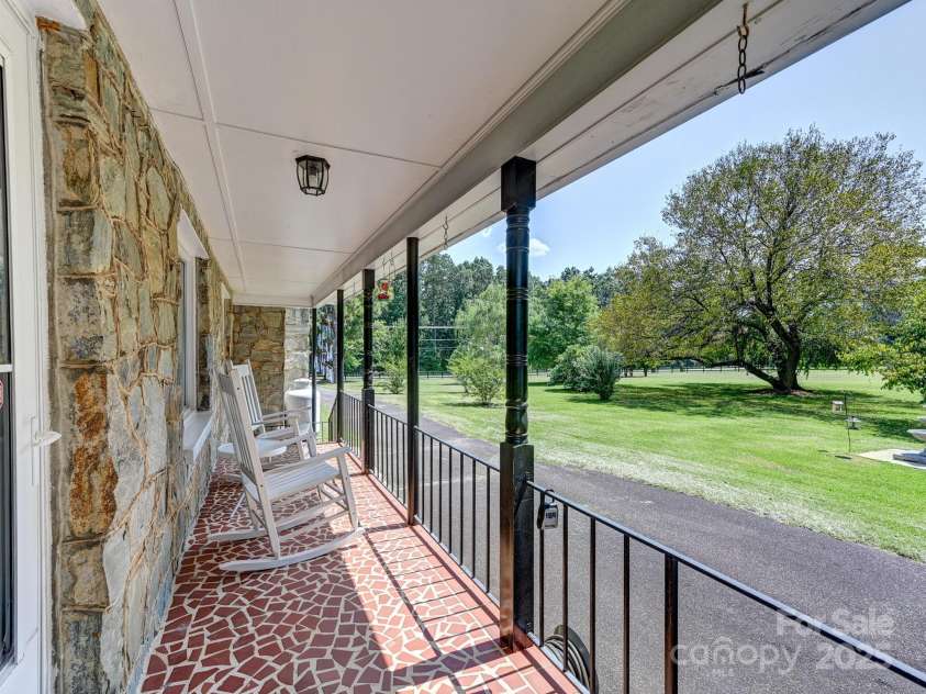 1771 Drexel Road, Valdese, NC 28690.  MLS# CAR4171321, YatesRealty ID 12591. Side Covered Porch