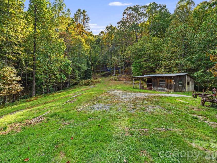 206 Willow Lane, Rosman, NC 28772.  MLS# CAR4290830, YatesRealty ID 12596. Grassy area 