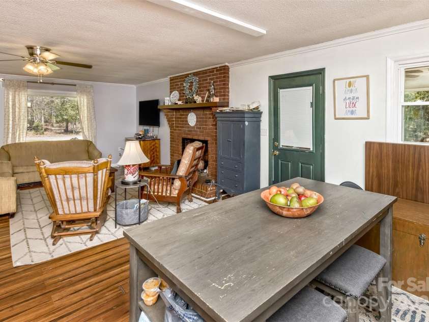 117 White Pine Lane, Morganton, NC 28655.  MLS# CAR4246633, YatesRealty ID 12597. Dining room/living room are open concept and free flowing.
