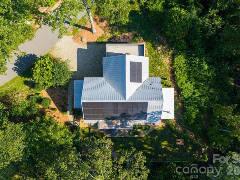 7 Bee Balm Way, Asheville, NC 28804.  MLS# CAR4290500, YatesRealty ID 12598. Solar powered
