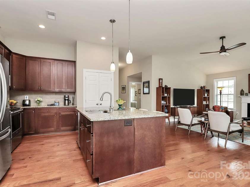 5315 Sustar Drive, Monroe, NC 28110.  MLS# CAR4231812, YatesRealty ID 12609. Refrigerator Conveys