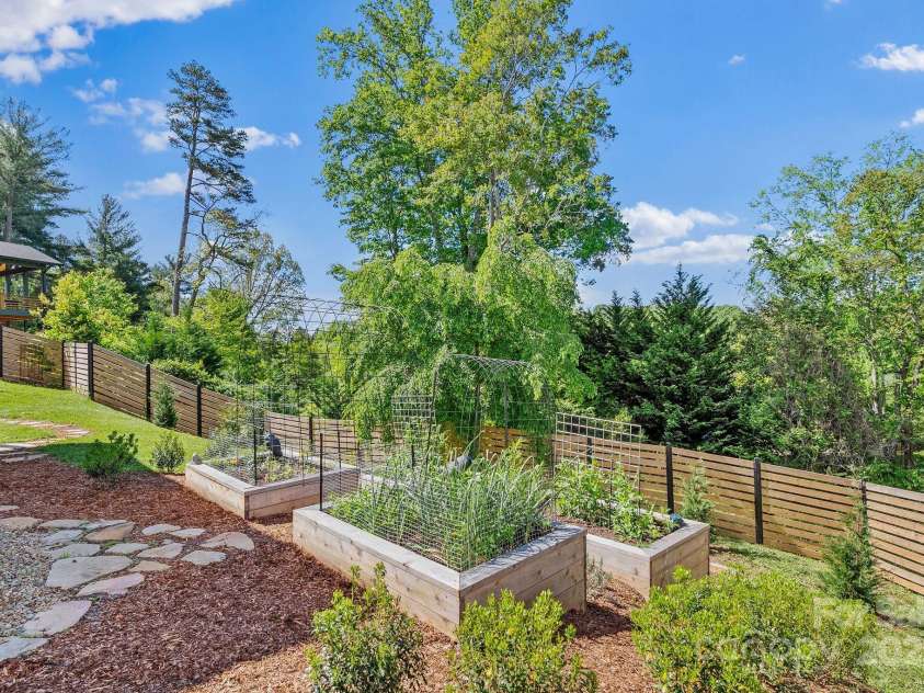 52 Malvern Walk, Asheville, NC 28806.  MLS# CAR4257541, YatesRealty ID 12614. Custom Built Raised Garden Beds