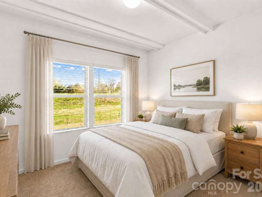 523 Willamette Drive, Salisbury, NC 28146.  MLS# CAR4364892, YatesRealty ID 12621. Main Floor Bedroom (Virtually staged)