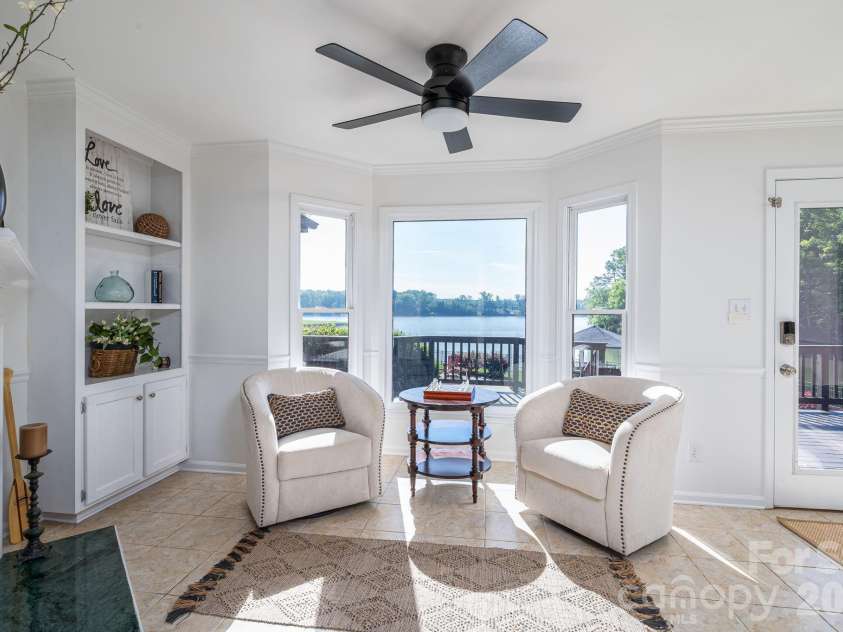 226 Bay Shore Drive, Belmont, NC 28012.  MLS# CAR4366773, YatesRealty ID 12629. View from Kitchen area.
