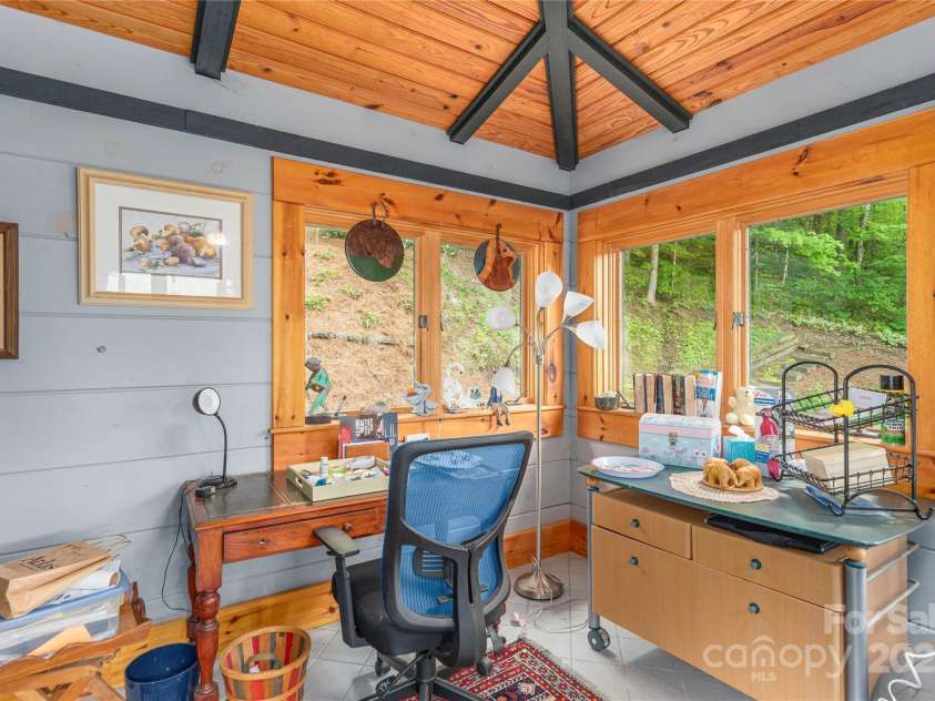 806 Twin Brook Drive, Waynesville, NC 28785.  MLS# CAR4254355, YatesRealty ID 12634. Office area