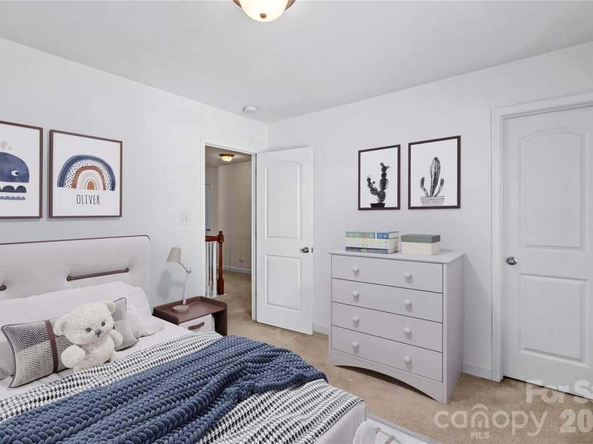 13603 Helen Benson Boulevard, Davidson, NC 28036.  MLS# CAR4341167, YatesRealty ID 12643. Third bedroom. Virtually staged.