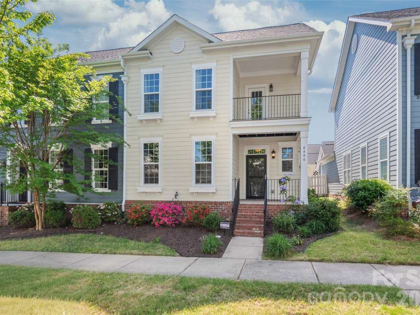 6446 Hove Road, Mint Hill, NC 28227.  MLS# CAR4366035, YatesRealty ID 12661. Corner Unit front View