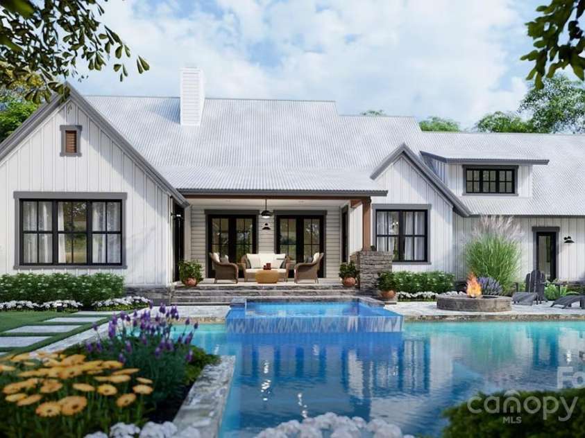 6503 Rehobeth Road, Waxhaw, NC 28173.  MLS# CAR4214300, YatesRealty ID 12663. The Elizabeth Elevation 1 back, pool not included