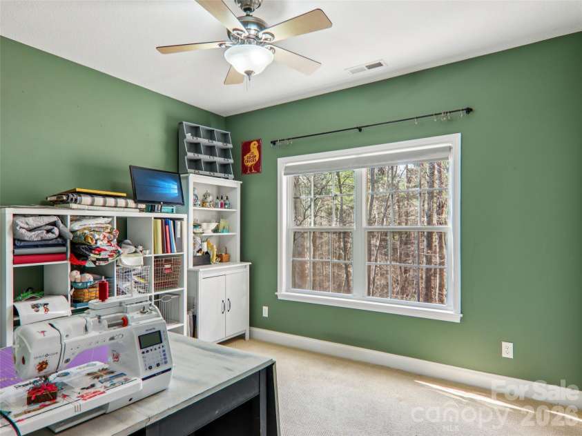 74 Woodson Drive, Mars Hill, NC 28754.  MLS# CAR4355311, YatesRealty ID 12666. 5th bedroom on basement level 