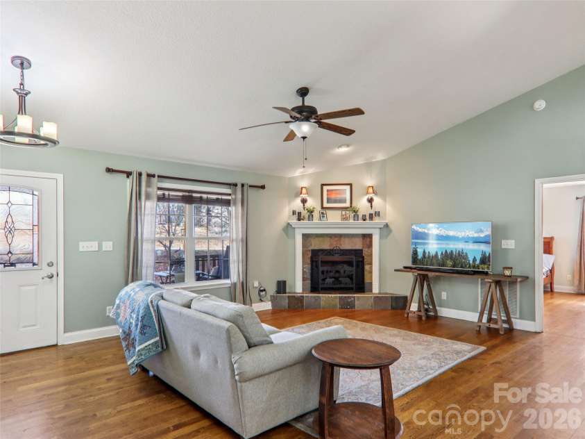 74 Woodson Drive, Mars Hill, NC 28754.  MLS# CAR4355311, YatesRealty ID 12666. Main level living area