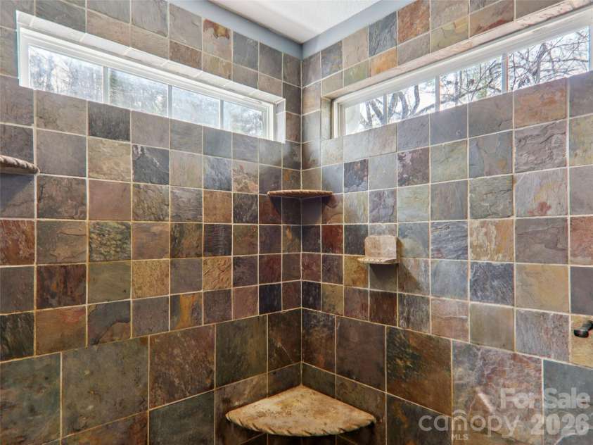 74 Woodson Drive, Mars Hill, NC 28754.  MLS# CAR4355311, YatesRealty ID 12666. Primary shower