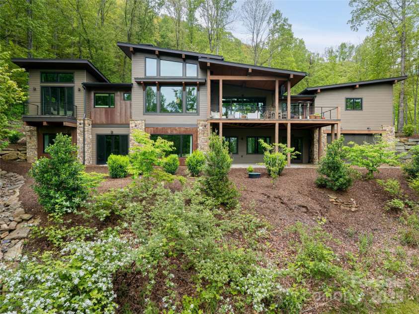 391 High Hickory Trail, Swannanoa, NC 28778.  MLS# CAR4255021, YatesRealty ID 12669. Beautiful Rear Elevation!