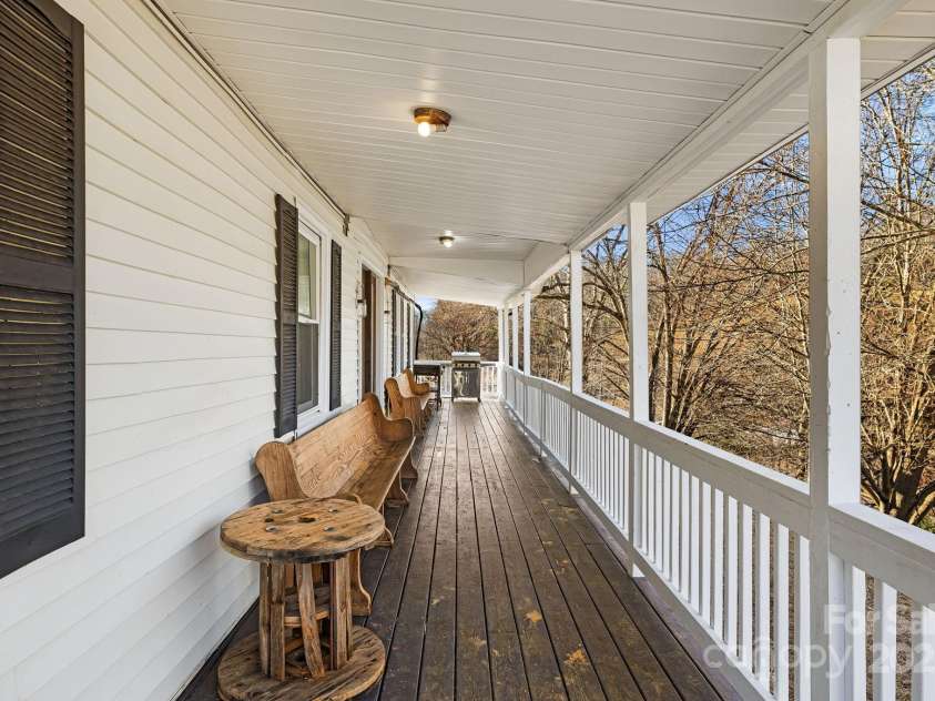 1178 Fork Road, Marshall, NC 28753.  MLS# CAR4219745, YatesRealty ID 12676. Front porch