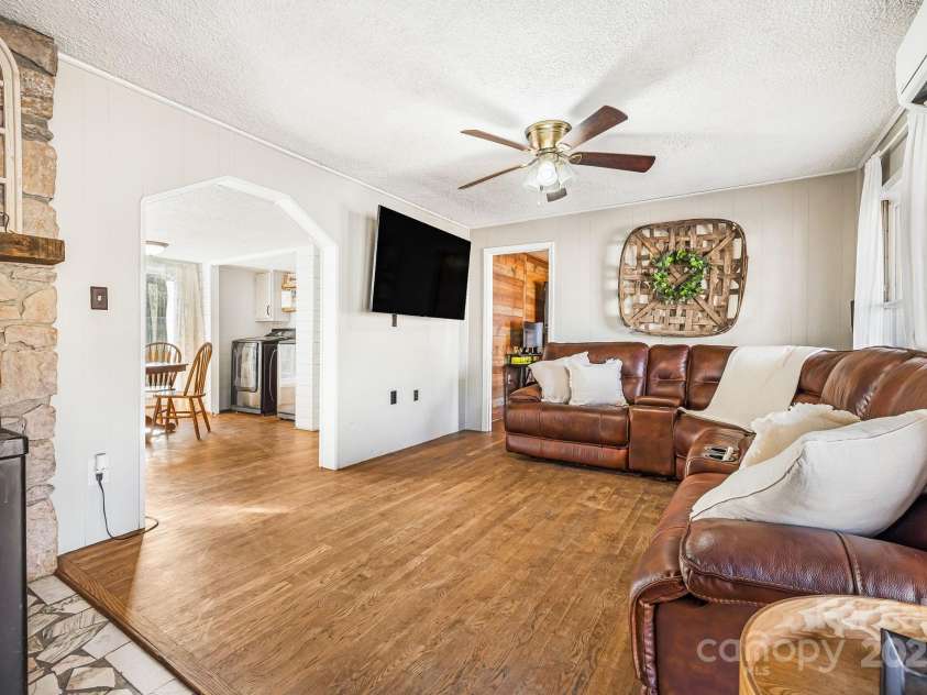 1178 Fork Road, Marshall, NC 28753.  MLS# CAR4219745, YatesRealty ID 12676. Living room