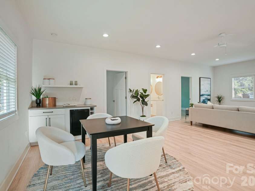 526 Seldon Drive, Charlotte, NC 28216.  MLS# CAR4423284, YatesRealty ID 12680. Loft Games Table w/ Counter & Beverage Fridge