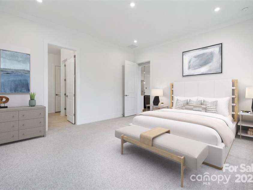 5205 Mint Harbor Way, Charlotte, NC 28269.  MLS# CAR4241159, YatesRealty ID 12686. Tahoma Model Primary Bedroom - Not actual home