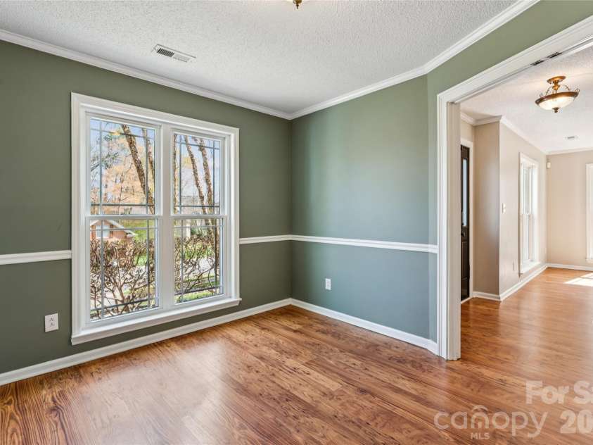 8307 Poplar Grove Circle, Waxhaw, NC 28173.  MLS# CAR4357386, YatesRealty ID 12689. Dining Room or Office