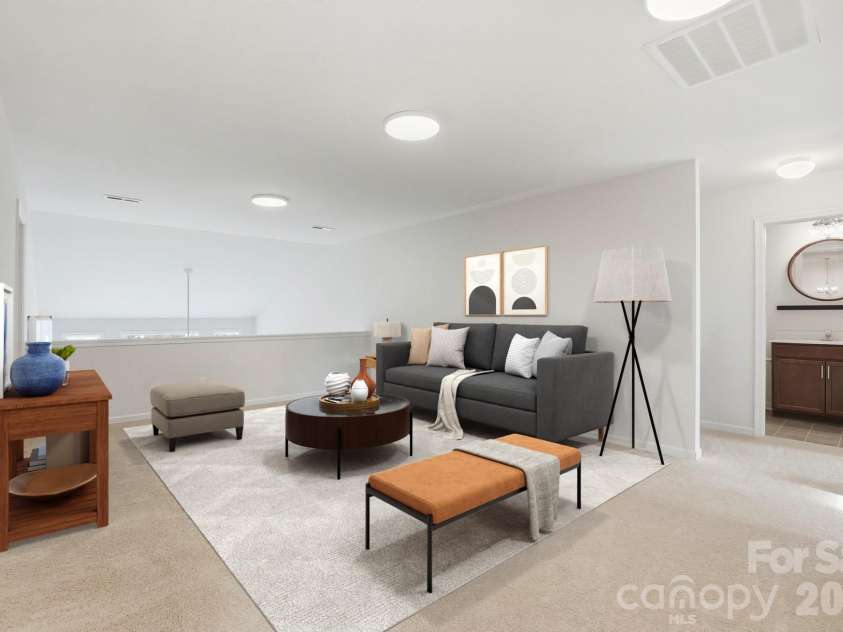 17909 Wilbanks Drive, Charlotte, NC 28278.  MLS# CAR4364271, YatesRealty ID 12694. Loft area virtually staged