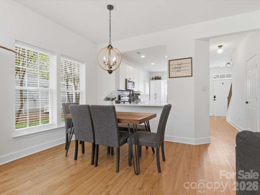 4084 Holly Villa Circle, Indian Trail, NC 28079.  MLS# CAR4365523, YatesRealty ID 12696. Dining Area