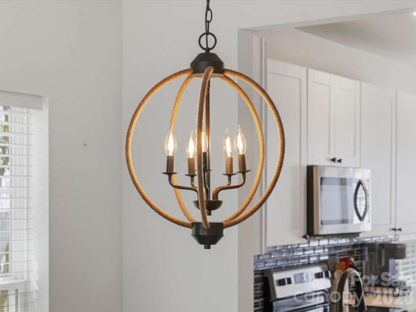 4084 Holly Villa Circle, Indian Trail, NC 28079.  MLS# CAR4365523, YatesRealty ID 12696. Dining Fixture