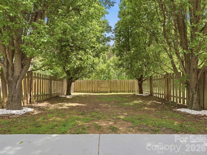 4084 Holly Villa Circle, Indian Trail, NC 28079.  MLS# CAR4365523, YatesRealty ID 12696. Rear Lawn
