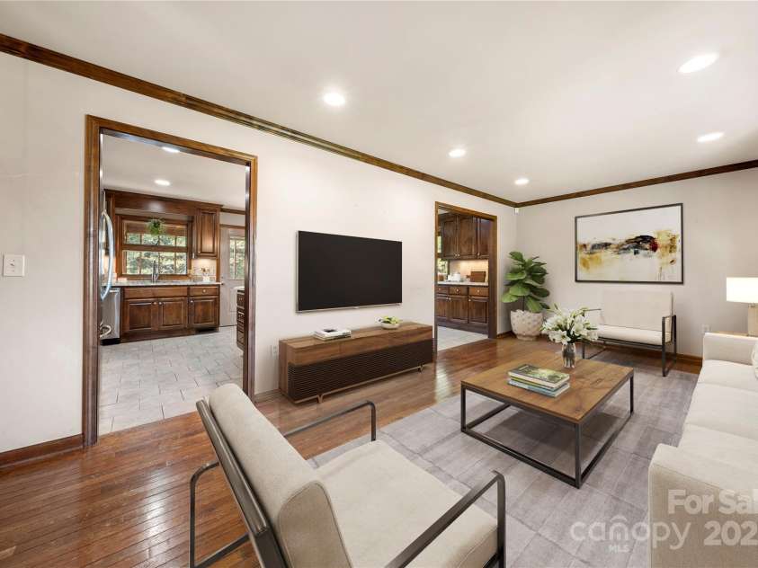 5303 Rogers Road, Monroe, NC 28110.  MLS# CAR4312504, YatesRealty ID 12706. Living room