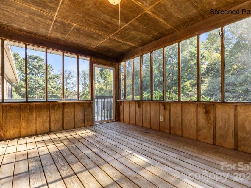 5303 Rogers Road, Monroe, NC 28110.  MLS# CAR4312504, YatesRealty ID 12706. Screened in porch