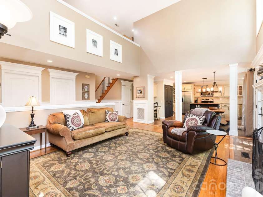 2505 Mountain Folk Lane, Waxhaw, NC 28173.  MLS# CAR4268986, YatesRealty ID 12713. Great room flows into kitchen