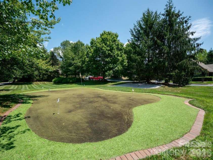 51 Barn Owl Way, Hendersonville, NC 28792.  MLS# CAR4394410, YatesRealty ID 12718. Putting Green