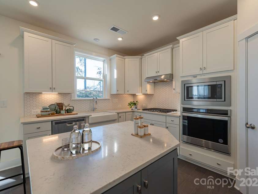 1540 Striped Bass Lane, Clover, SC 29710.  MLS# CAR4254248, YatesRealty ID 12724. Virtual Staging of the Kitchen