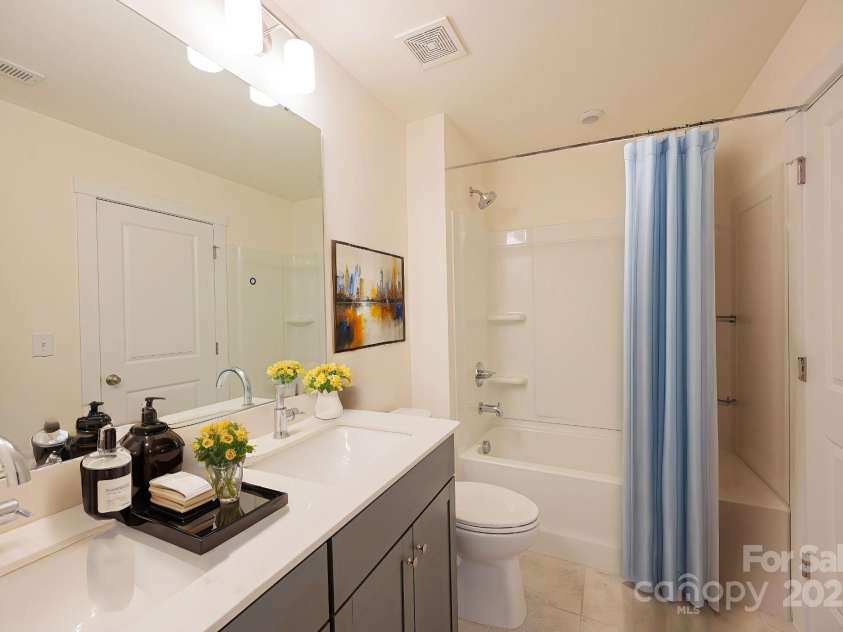 1540 Striped Bass Lane, Clover, SC 29710.  MLS# CAR4254248, YatesRealty ID 12724. Virtual Staging Secondary Full Bath