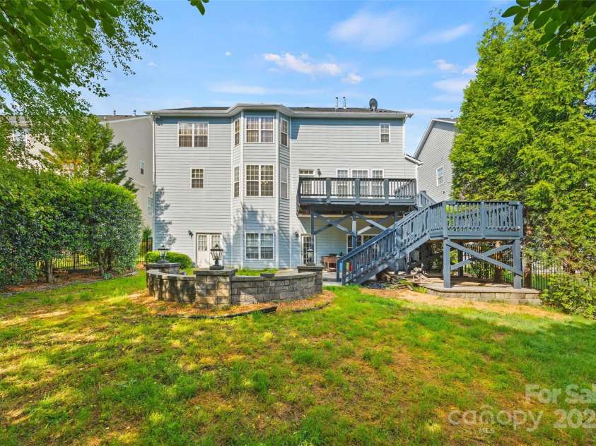 6424 Chadwell Court, Fort Mill, SC 29707.  MLS# CAR4255139, YatesRealty ID 12730. Access to Backyard from main level of the home