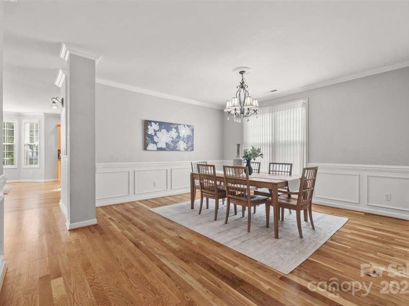 6424 Chadwell Court, Fort Mill, SC 29707.  MLS# CAR4255139, YatesRealty ID 12730. Large formal Dining Room