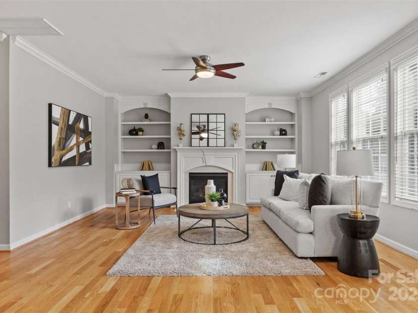 6424 Chadwell Court, Fort Mill, SC 29707.  MLS# CAR4255139, YatesRealty ID 12730. Large Living Room