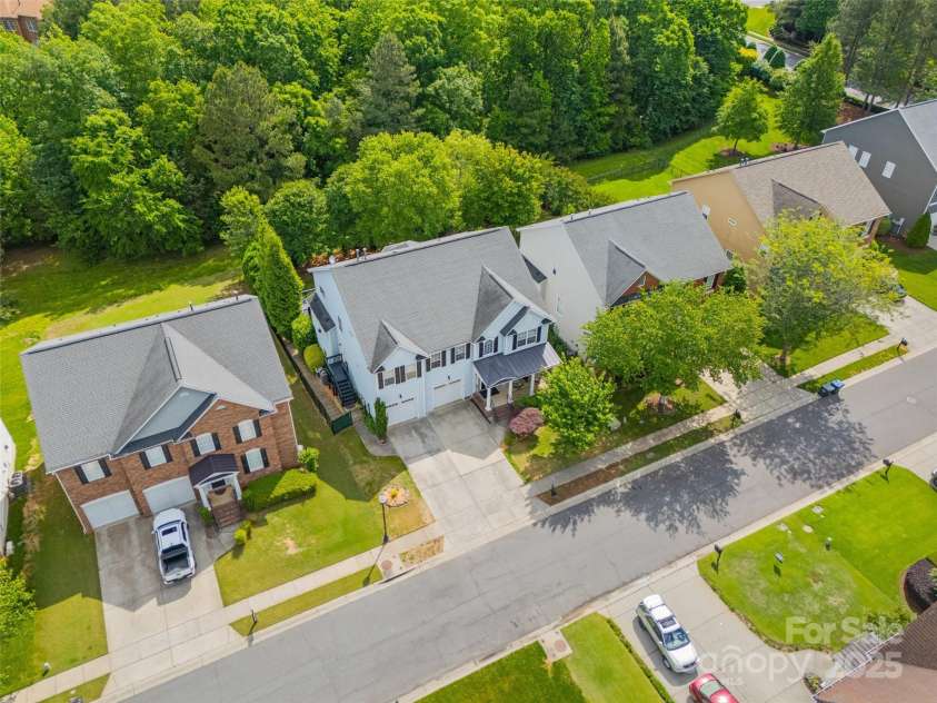 6424 Chadwell Court, Fort Mill, SC 29707.  MLS# CAR4255139, YatesRealty ID 12730. Mature trees in Backyard!