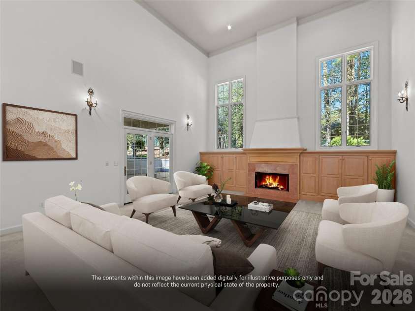 3 Fir Tree Lane, Asheville, NC 28803.  MLS# CAR4365505, YatesRealty ID 12733. Great Room Virtually Staged