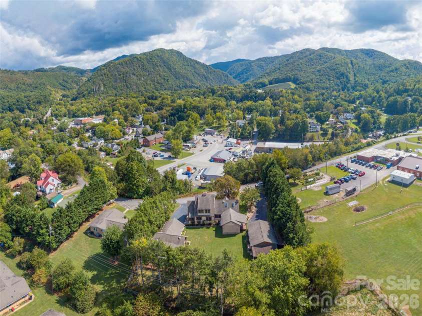 169 Serpentine Avenue, Hot Springs, NC 28743.  MLS# CAR4366060, YatesRealty ID 12734. Aerial View